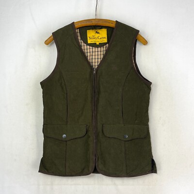 Verney Carron Weste Damen Large UK 12 grün Perdrix Körperwärmer Schießweste