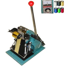 4.5''x7'' Manual Hot Foil Stamping Machine for PVC Leather Bronzing Machine 110V