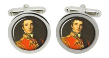 Arthur Wellesley, Duke of Wellington Cufflinks in Chrome Box