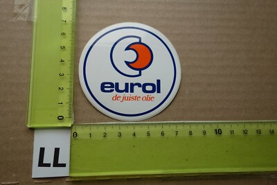 Alter Aufkleber Tankstelle Additive Öl Oil Werkstatt EUROL (LA)