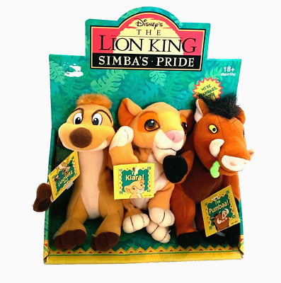 Disney The Lion King Simba's Pride Beanie Plush Kiara Timon Pumbaa
