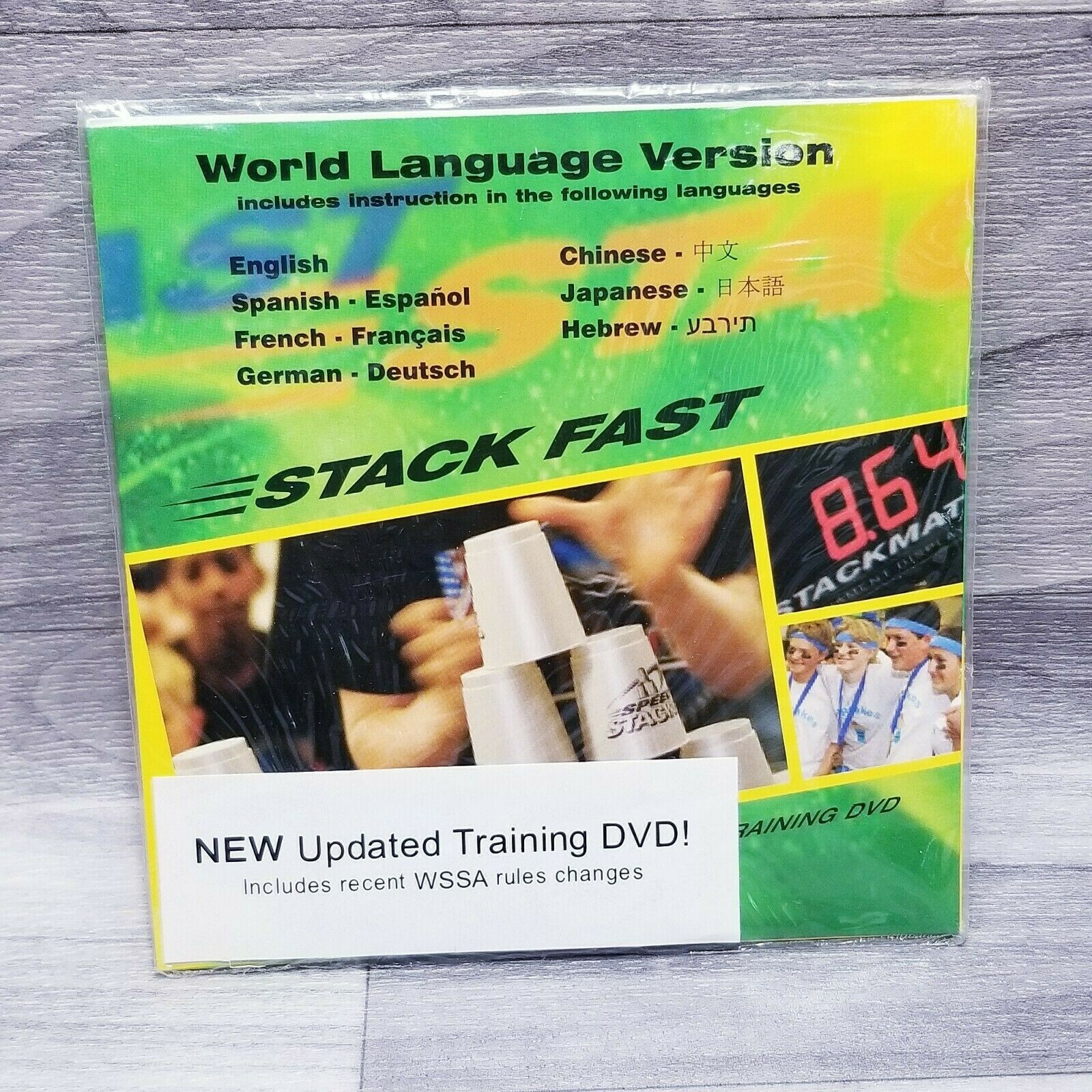 HE] UPDATED STACK FAST SPEED STACKS STACKER TRAINING DVD W/ NEW WSSA ...