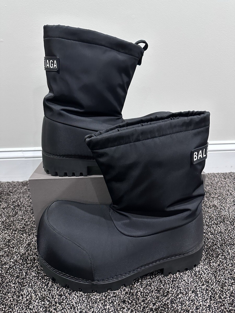 Balenciaga Alaska Low Nylon Black Ski Snow Boot | eBay