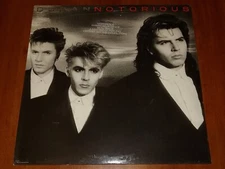 DURAN DURAN NOTORIOUS LP *RARE* SILVER LETTER 1st PRESS VINYL 1986 US New Sealed