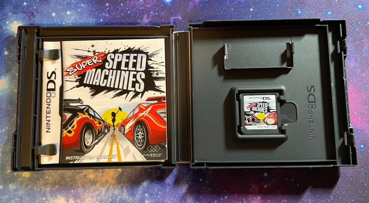 Super Speed Machines Nintendo DS Lite DSi XL 3DS w/Case & Manual
