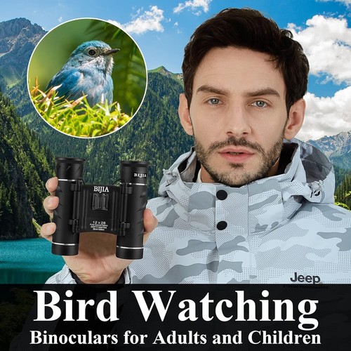 12x26 HD Binoculars for Adults Compact Binocular BaK4 Prisms FMC Bird Watching - Picture 8 of 12