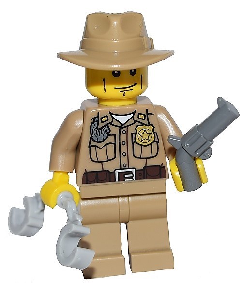 lego sheriff minifigure