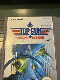 TOP GUN THE SECOND MISSION NINTENDO NES PAL A GIOCO ITA VINTAGE 1991