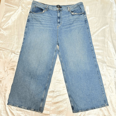BDG Urban Outfitters Women's Wide Leg Jeans Blue Size 40