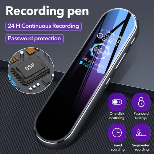 Mini Digital Sound Audio Recorder 24 Hour Dictaphone MP3 Player Voice Recording - Picture 1 of 16