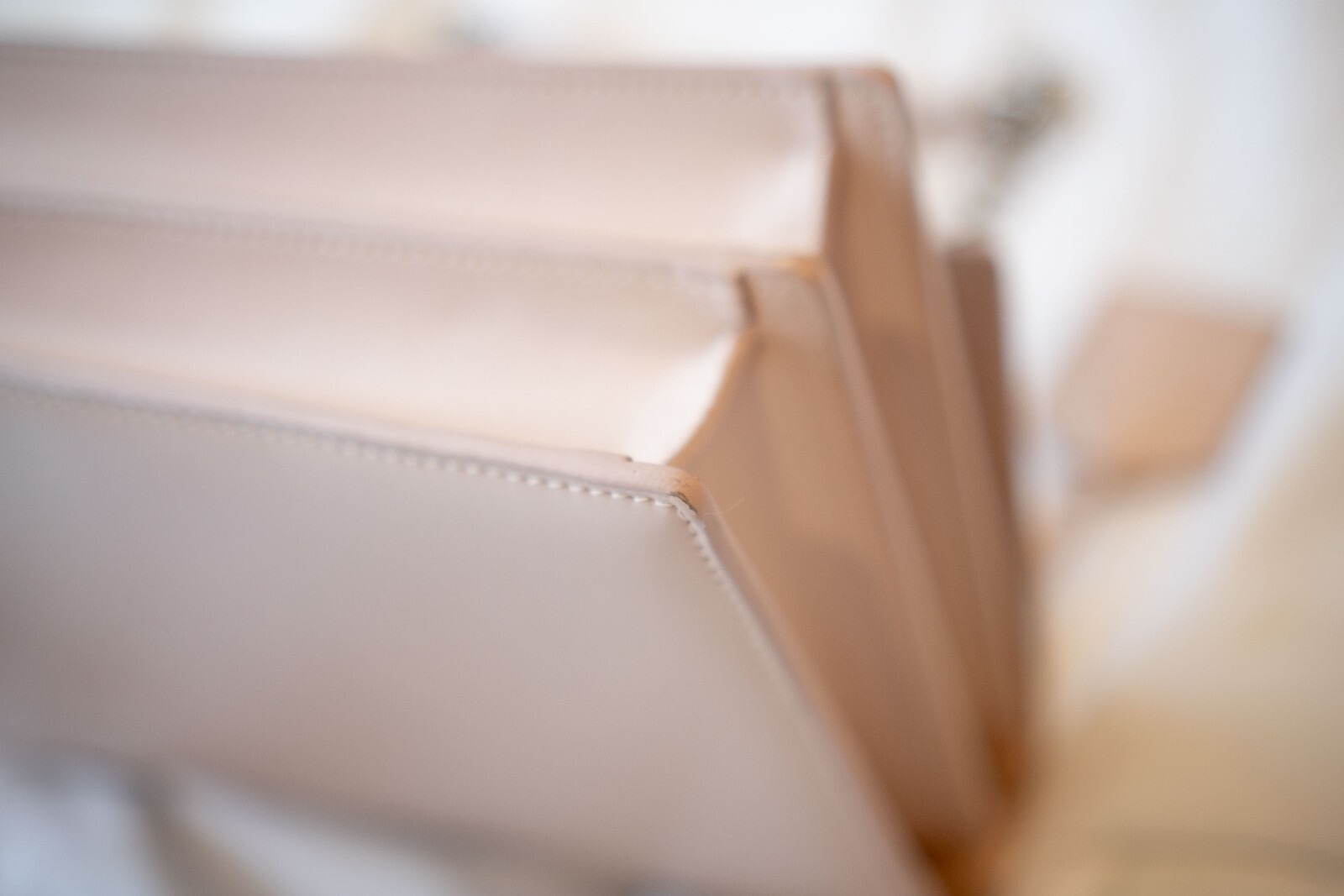 SAINT LAURENT YSL Rosa Chiaro con Ferramenta Argento Tramonto Medio in Pelle Liscia