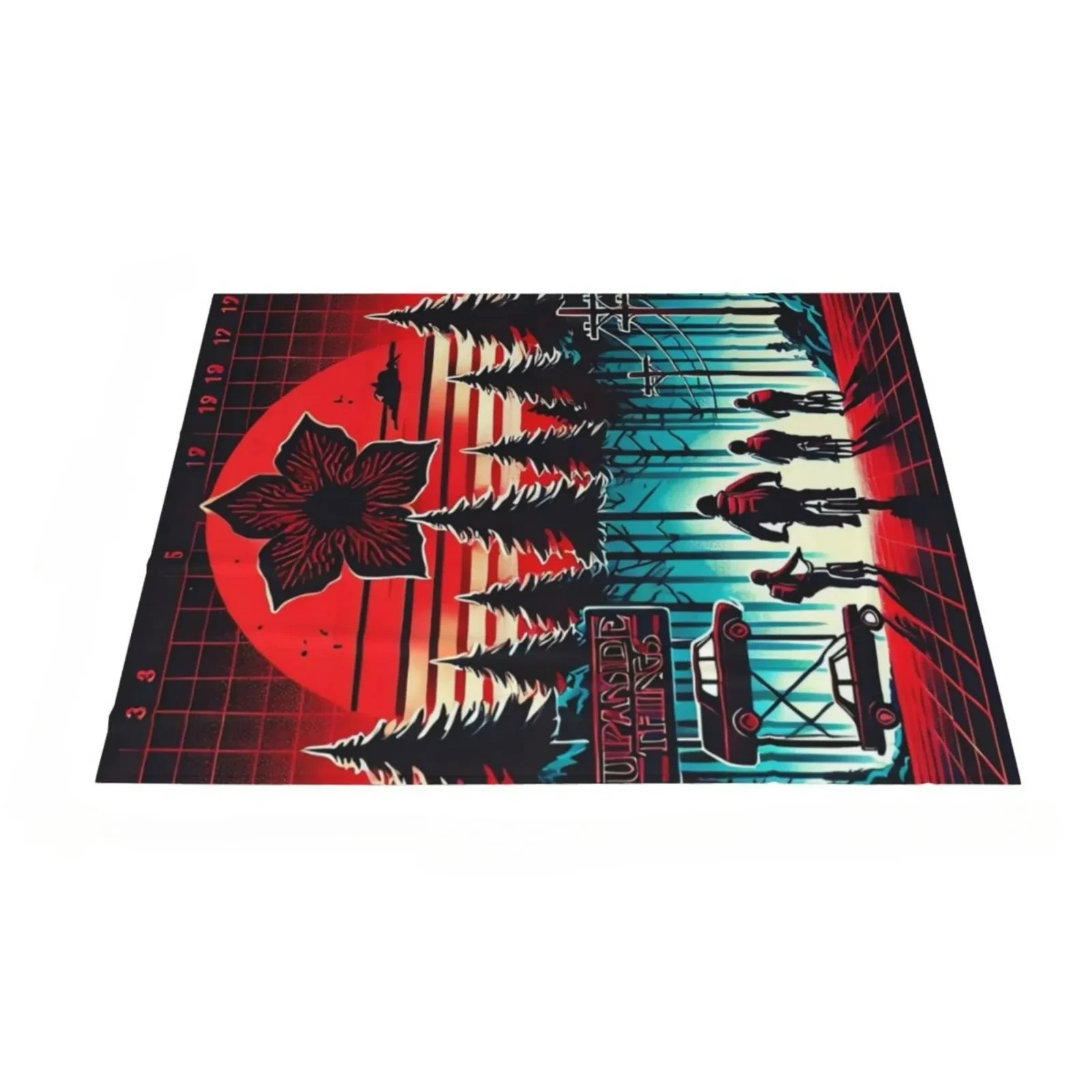 Stranger Things Decorative Flannel Throw Blanket