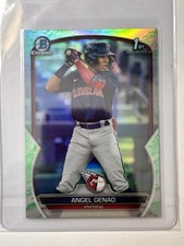 2023 Bowman - Chrome Prospects Angel Genao #BCP-140 Lunar Glow Refractor (RC)