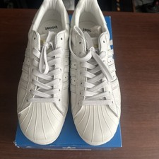 Nuevo Adidas Superstar Boost Vintage Oro Blanco Para Hombre Talla 8 BB0187