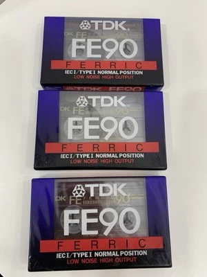 Vintage TDK Cassettes New Unopened X 3 - Image 1 of 3