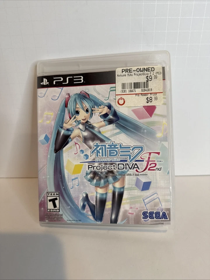 Hatsune Miku Project Diva F 2nd PS3 Playstation 3 Sony Sega Foto 3 de 4