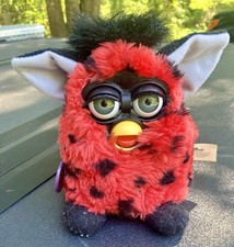 Furby Ladybug 1999 Vintage Red Black Tiger Electronics Tested WORKING