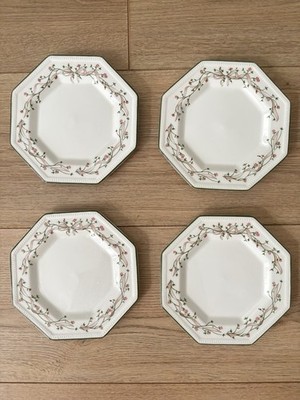 Vintage Johnson Brothers Eternal Beau Beilagenteller 4er Set 6 Zoll Floral Porzellan