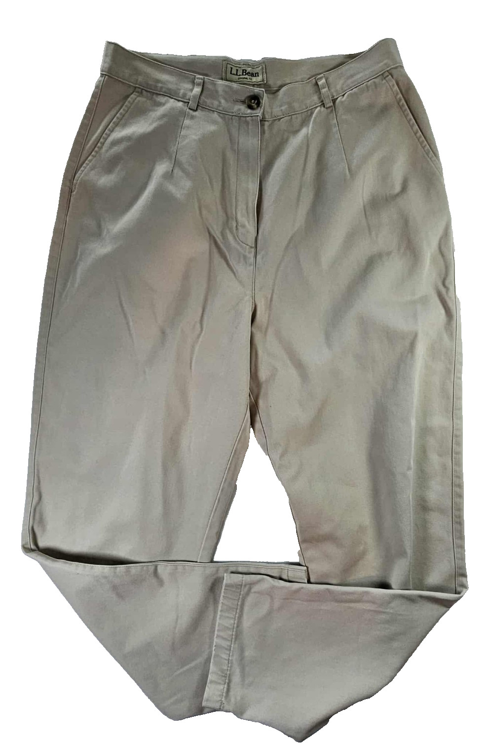 LL Bean Size 12 Regular Women's Original Fit Khaki Pants