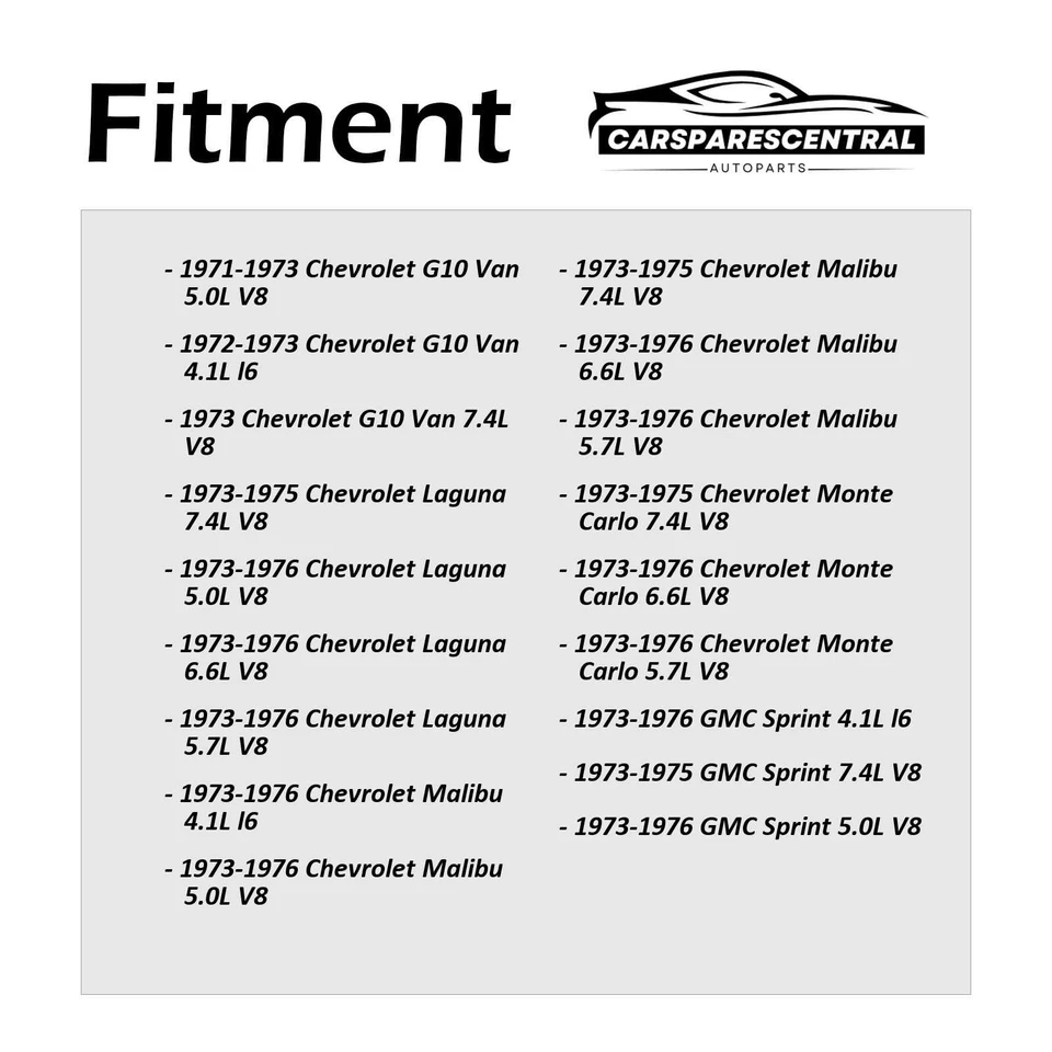 Conjunto de pinça de freio dianteira 2x para 1975-1976 Pontiac Ventura 5.7L - Imagem 3 de 4