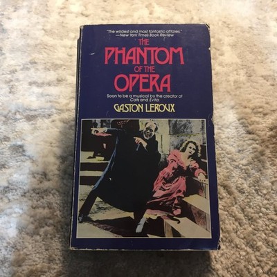 The Phantom of the Opera Gaston Leroux 1986 Carroll & Graf Gothic Horror Book