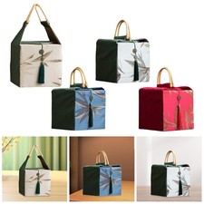Gift Box with Handle Keepsake Box Decoration Versatile Elegant Candy Box for