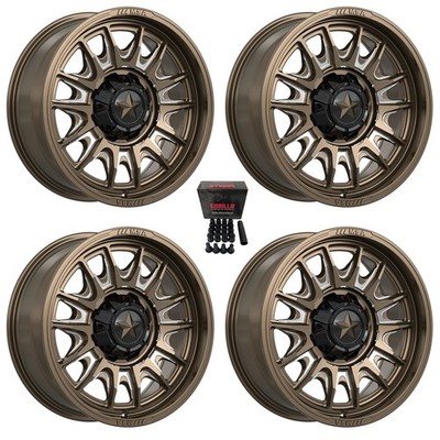 MSA M55 Commander 18'' Wheels Gloss Bronze/Milled Kawasaki Brute Force IRS (4)