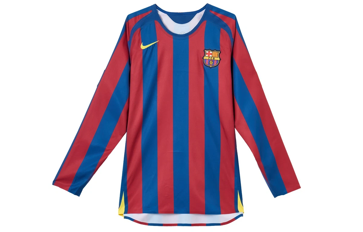 Nike FC Barcelona 05/06 Ronaldinho #10 Reissue Fan Edition Jersey