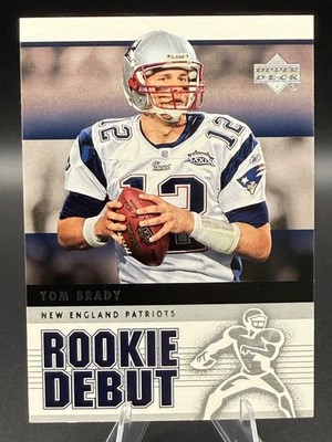 Tom Brady 2005 Upper Deck Rookie Debut Football #57 New England Patriots - 1889