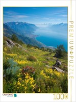 Calvendo Puzzle Lake Geneva, Switzerland | 1000 Pieces, Finished Size 25.2 × 18.