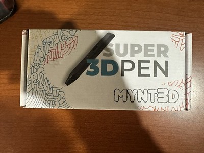 MYNT3D Super 3D Pen 1.75mm ABS PLA Compatible 3D Printing Pen NEW SEALED!