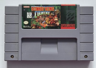 Donkey Kong Country (Nintendo SNES) Authentic Loose Cartridge - Tested & Working