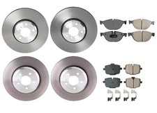 Akebono Front Rear Brake Kit - Euro Ceramic Pads Disc Rotors For BMW F10 F12 F13