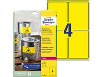 Avery Zweckform Folien-Etiketten, 99,1 X 139,0 Mm, Gelb 1 Bis 20 Stk Spare 21%
