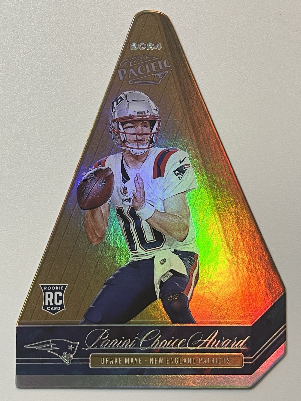 2024 Panini Encore Drake Maye Pacific Choice Award Rookie #10 SSP CASE HIT RARE!