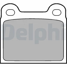 Disc Brake Brake Pad Set Delphi LP18 Fits Alfa Romeo Audi Bedford BMW Mercedes