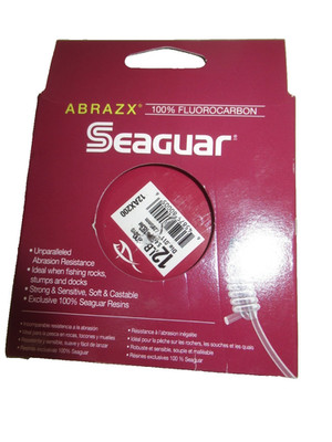 SEAGUAR ABRAZX 100% Fluorocarbon Fishing Line 200YD YARDS 12lb 12AX200