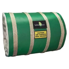 Unitherm Uvst 5616 16" X 56" L Fiberglass Cloth Insulated Pipe Jacket 1" Wall