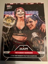 WWE Kabuki Warriors Trading Card Asuka Kairi topps now