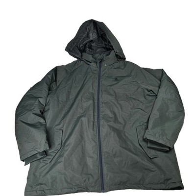 Camel Active Men's Hooded Jacket Green Zip Front Pockets Size XXL 3XL