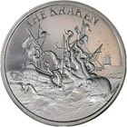 Pre-2020 The Kraken 1 oz .999 Fine Silver Round w/ Capsule, Intaglio Mint