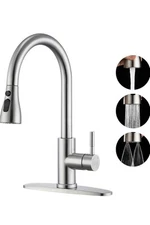Nib Stainless Kitchen Faucet extendable for kitchen sink