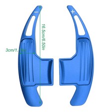 1 Pair Aluminum Alloy Shift Paddle Extension Cover For Ford Mustang V6 EcoB RWGB