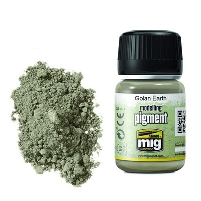 Ammo by Mig Jimenez Golan Earth Pigment Powder (35 ML) - AMIG3026