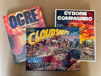 Cyborg Commando, Ogre Deluxe Edition, Cloudships & Gunboats