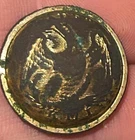 Civil War Confederate KMI Kentucky Military Institute Button Dug Holly Springs