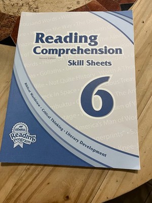Abeka: Reading Comprehension Skill Sheets 6 Reading Homeschool Quiz Sheets