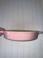Le Creuset Chiffon Pink Stoneware Oval Casser...