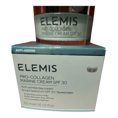 ELEMIS Pro-Collagen Marine Cream SPF 30 1.6 fl oz / 50mL NEW IN BOX, EXP 11/2028