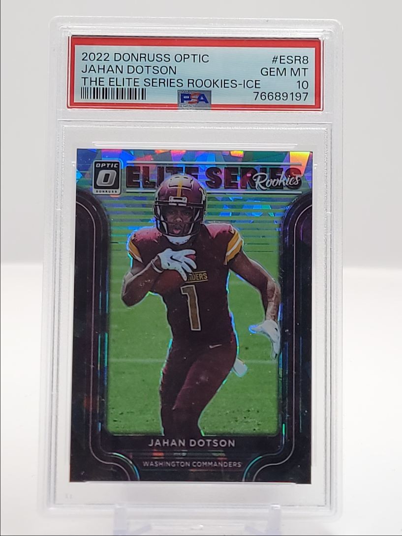 Jahan Dotson Panini Donruss Optic the Elite Series Rookies #ESR8 Ice